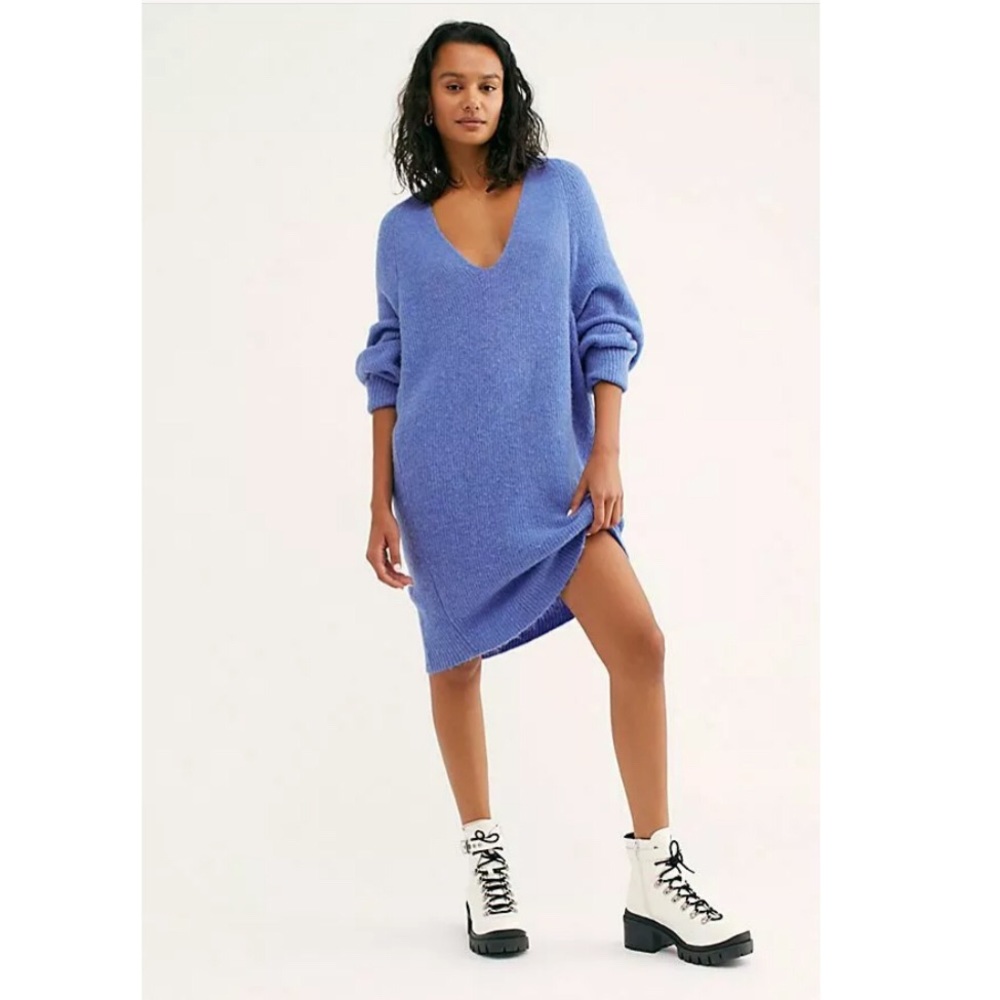 NWT Free People Periwinkle Sweater Tunic or Dress